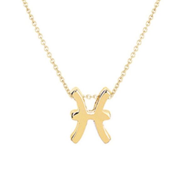 2/$30 Astrology Necklace Pisces Gold Tone Constellation Necklace Gift Simple - Picture 7 of 7